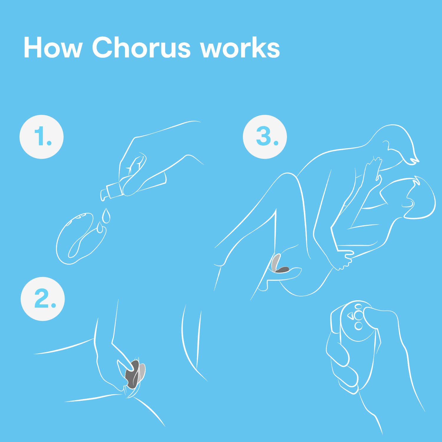 We-Vibe Chorus vibratore coppia app telecomando