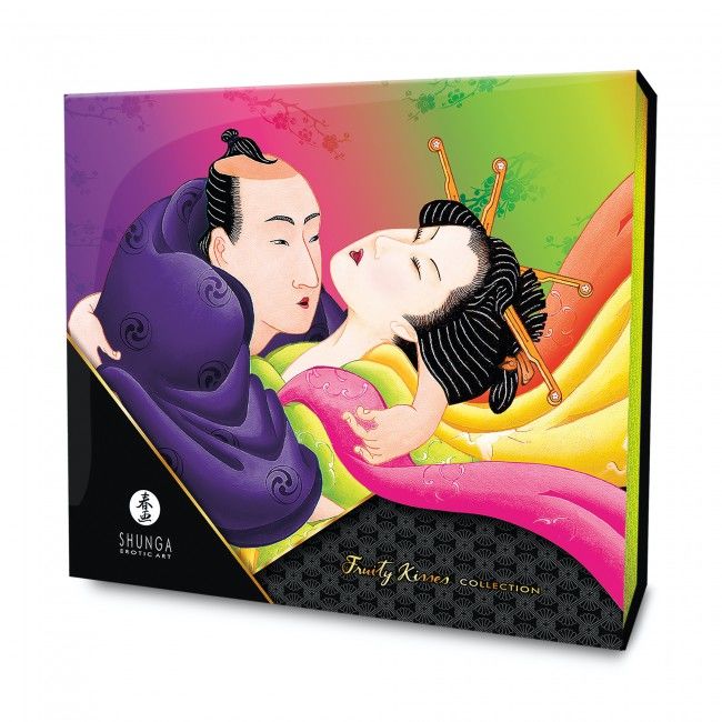 Shunga Kit Baci Fruttati oli massaggio 3 pezzi frutta