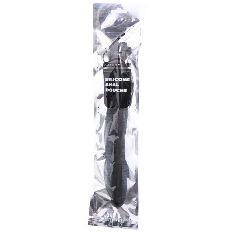 All Black Mega Ripple doccia anale in silicone 28,5 cm