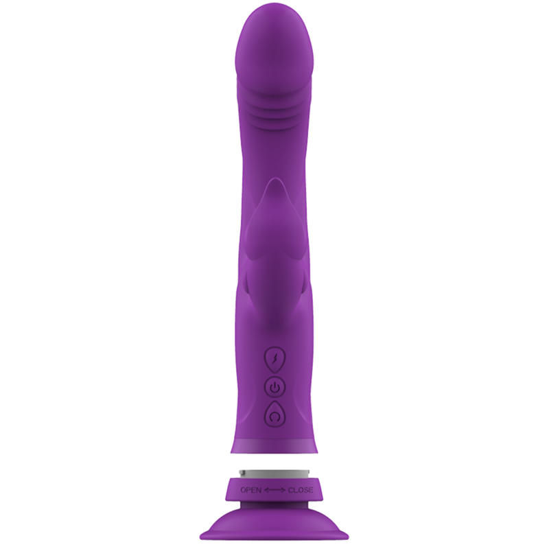 Intense Casanova vibratore 3 motori viola ventosa