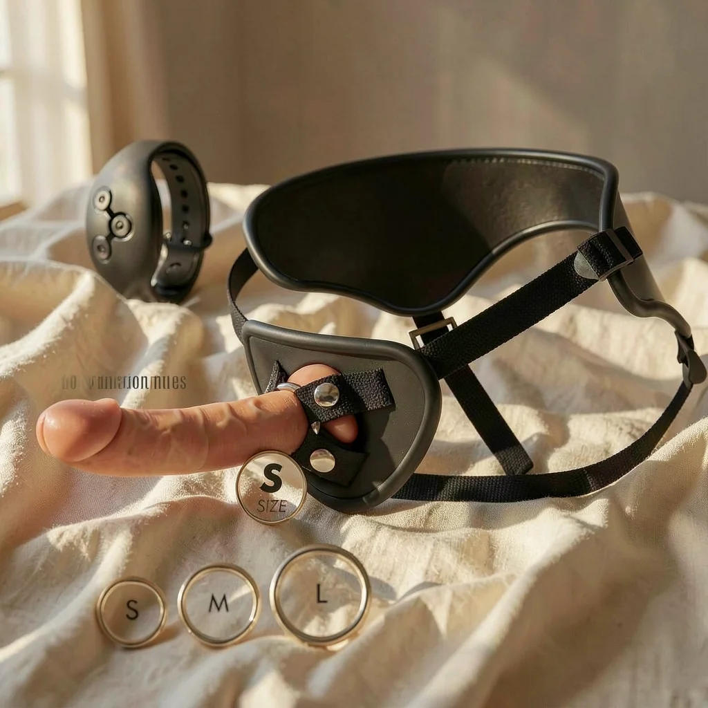 Frutille Cyberstrap S strap-on vibrante doppia densità