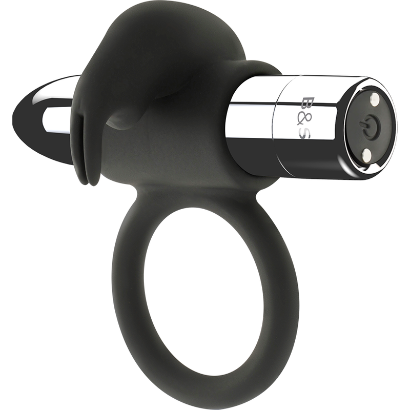 Black&Silver Burton Metallo anello vibrante coppia 10 modalità