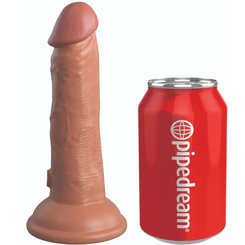 Pipedream King Cock Elite Vibrante 15,2 cm dildo caramel 10 modi