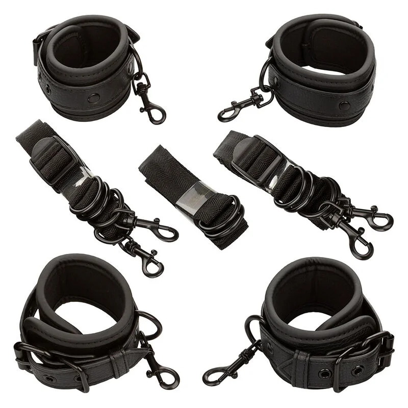 CalExotics Nocturnal Bed Straps bondage letto nero