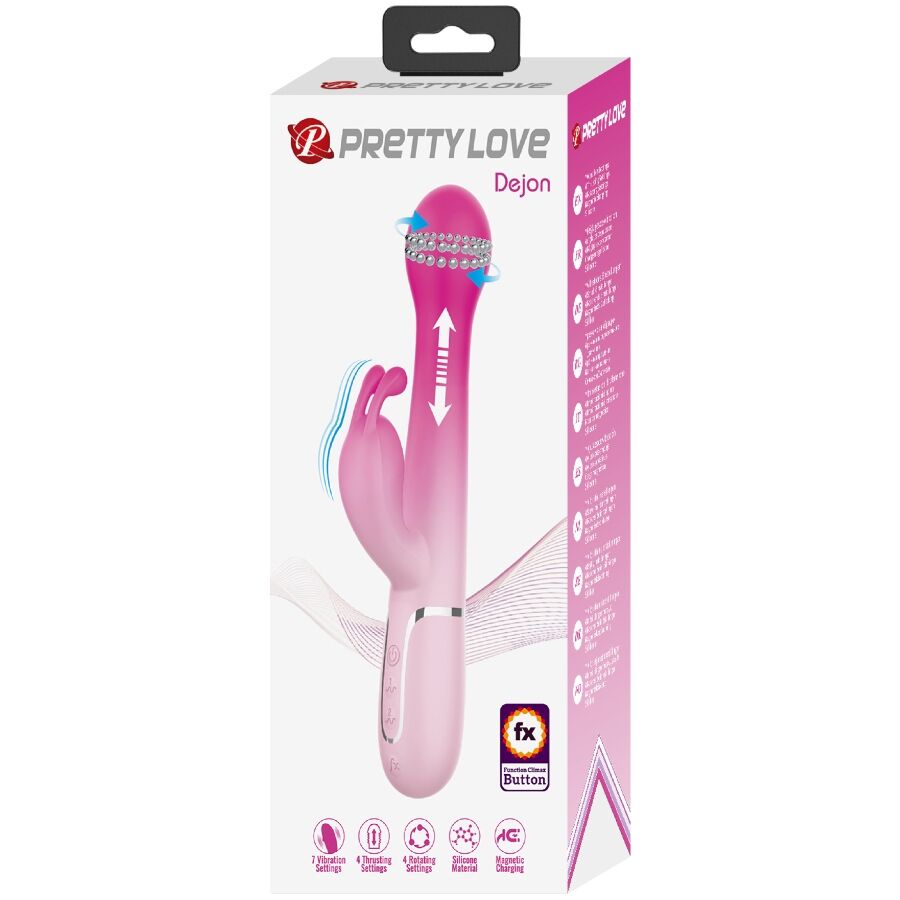 Pretty Love Dejon Vibratore Rabbit Spinta Rotante