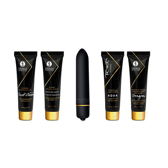 Shunga Geisha Cattiva kit erotico 5 pezzi naturale
