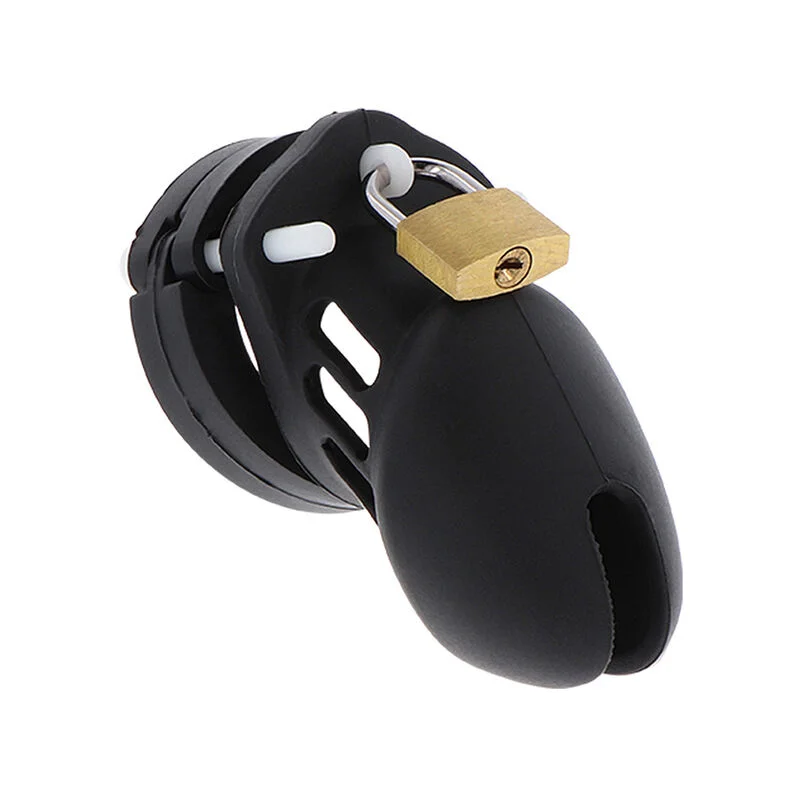 Hidden Desire Extreme gabbia castità silicone S nera