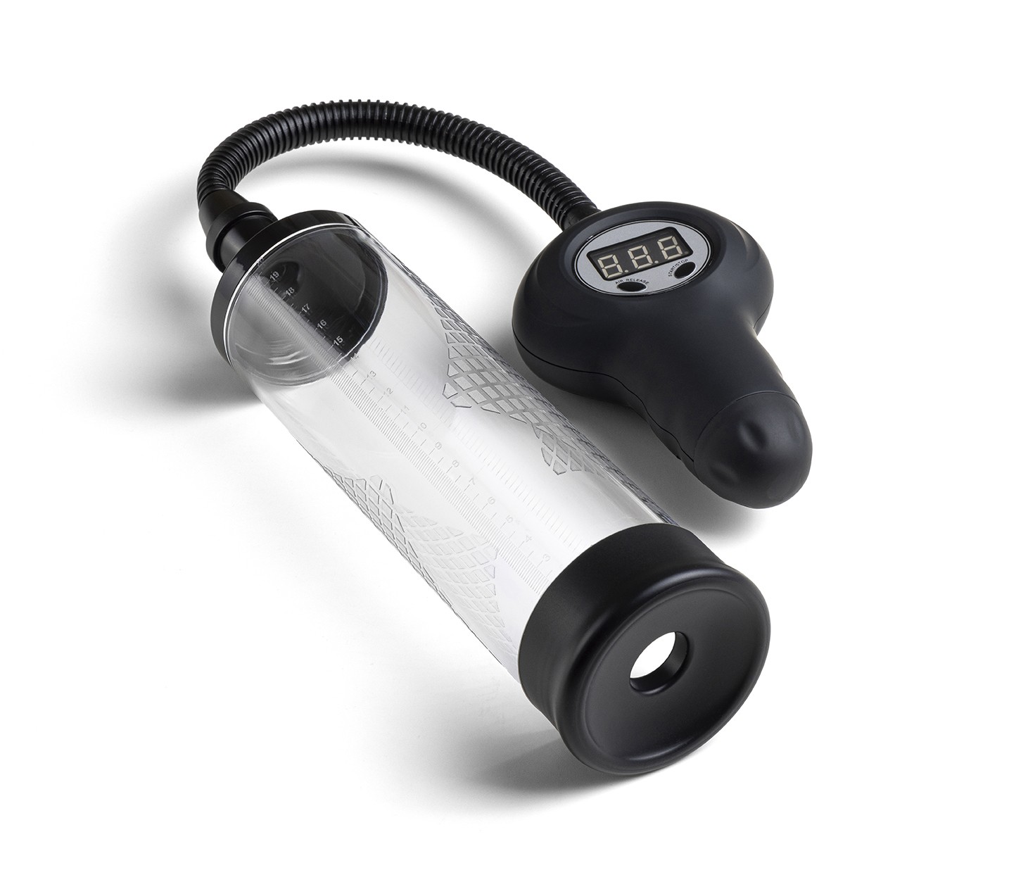 Virgite Love Hit pompa per pene vuoto telecomando LED