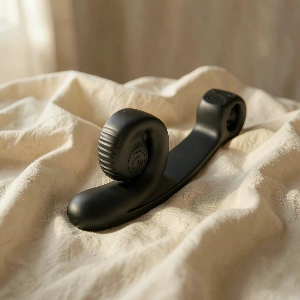 Snail Vibe Curve Nero vibratore punto G clitoride