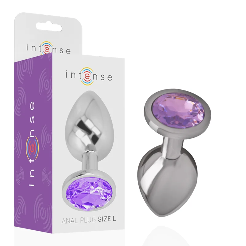 Intense Plug Gioiello Viola S metallo 7 cm