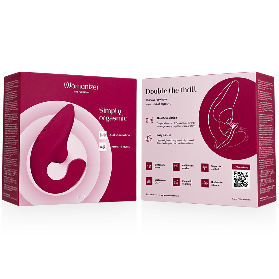 Womanizer Blend Vibrant Pink succhiaclitoride
