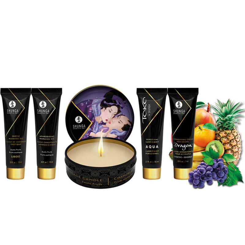 Shunga Geisha Segreta Frutti Esotici kit 5 mini