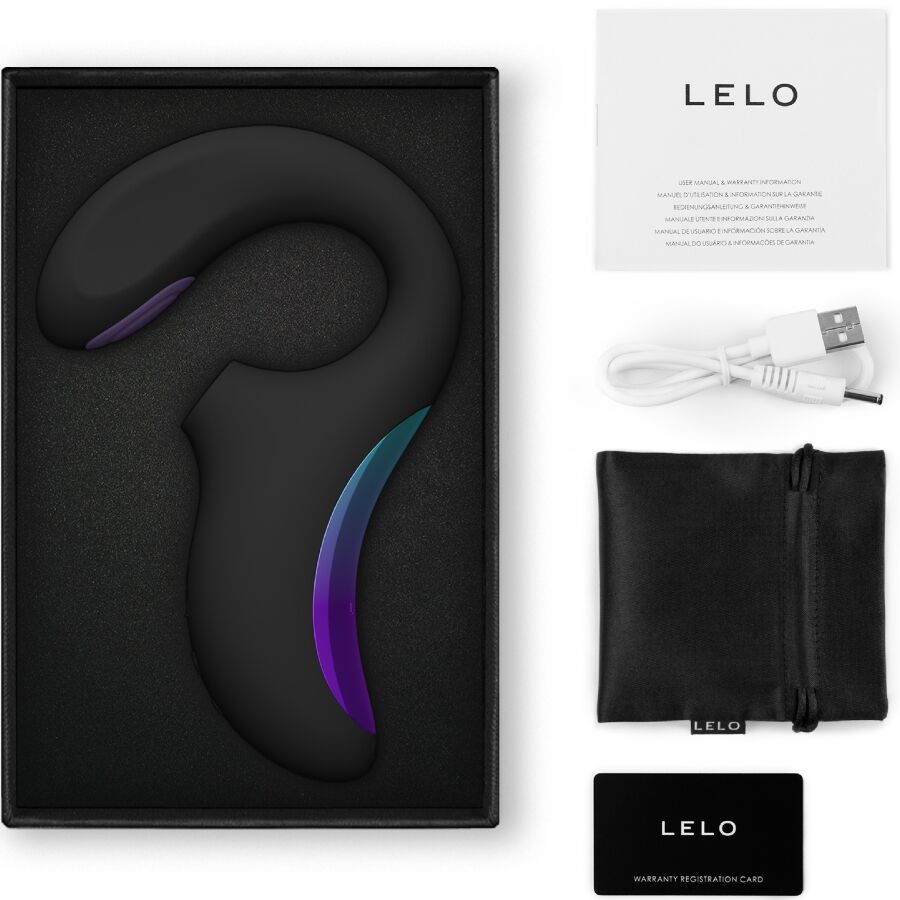 Lelo Enigma Double Sonic vibratore nero punto A