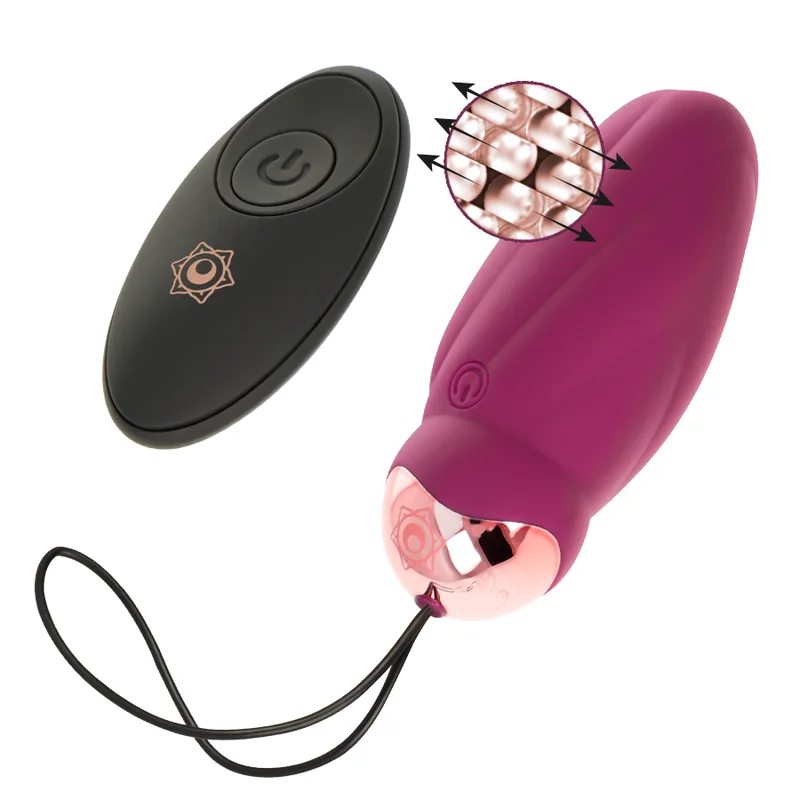 Rithual Sita Egg ovetto vibrante perle rotanti telecomando