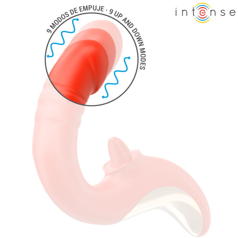 Intense Paulina vibratore punto G rosso doppia stimolazione