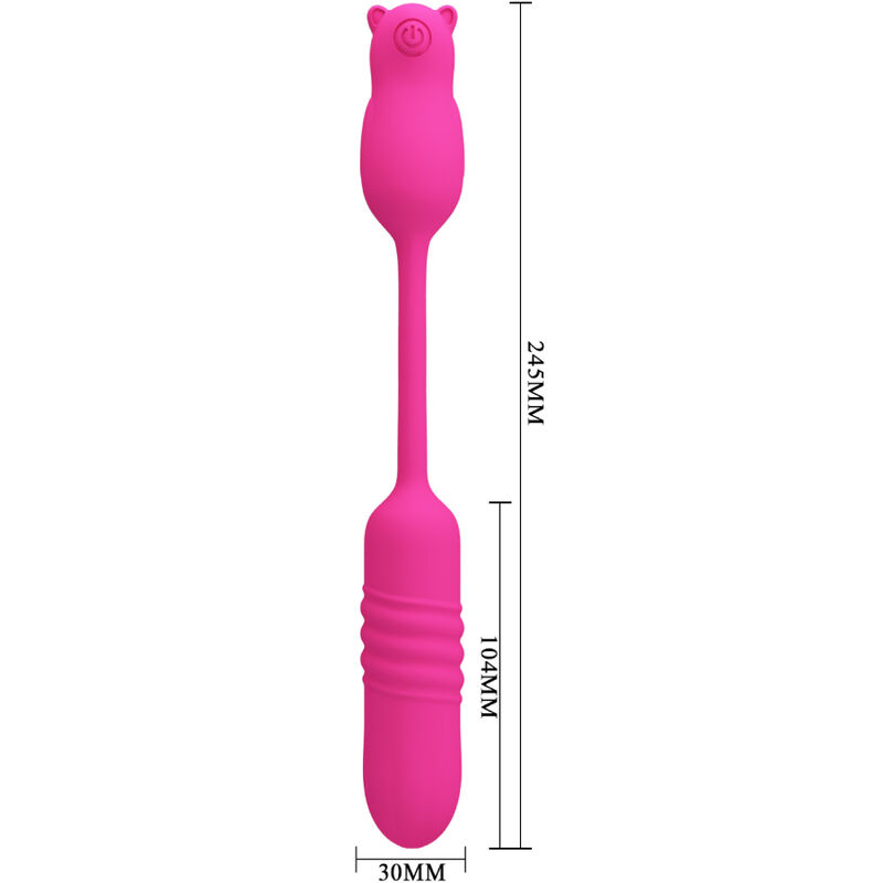 Pretty Love Nobikuma proiettile vibrante rosa ricaricabile
