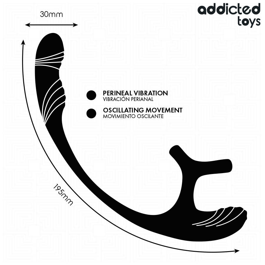 Addicted Toys Anello Prostatico 360° stimolatore 3 zone