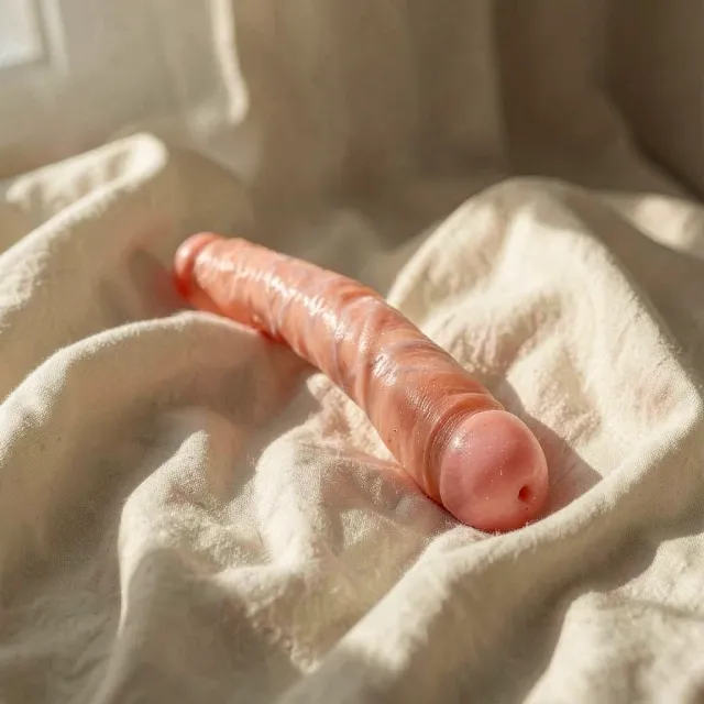 King Cock Doppio Sottile dildo doppio 30 cm body-safe