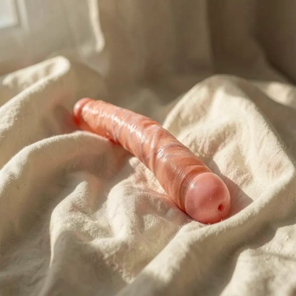 King Cock Doppio Sottile dildo doppio 30 cm body-safe