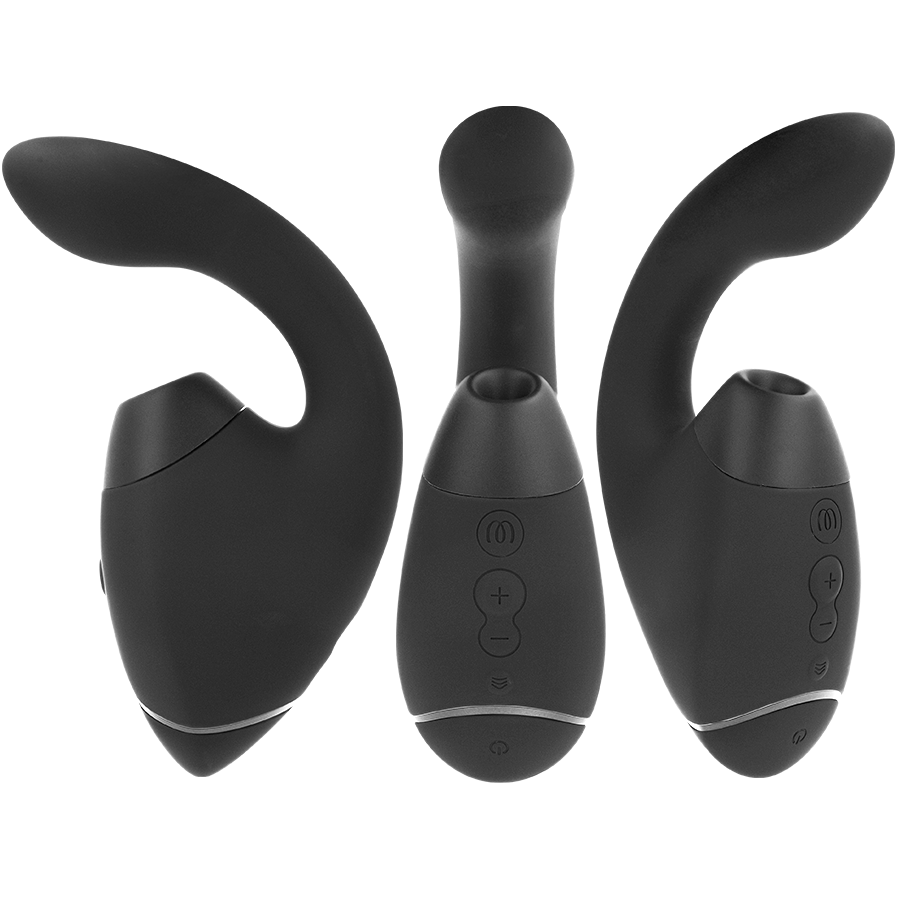 Womanizer Duo Next stimolatore clitorideo nero punto G 3D