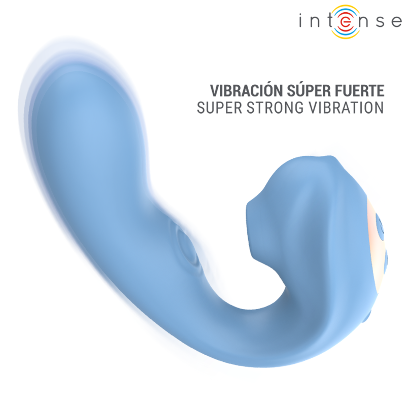 Frutille Intense Gina vibratore succhiaclitoride blu 3 in 1