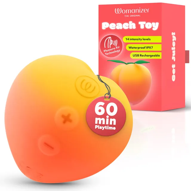 Womanizer Peach succhia clitoride 14 intensità impermeabile