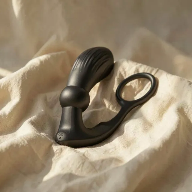 Pretty Love Warren plug anale vibrante nero con doppio anello