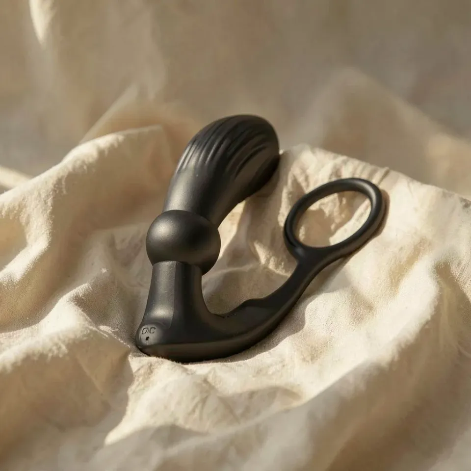 Pretty Love Warren plug anale vibrante nero con doppio anello