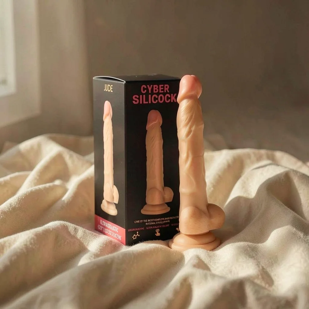 Cybersilicock Jude 18 cm dildo silicone realistico