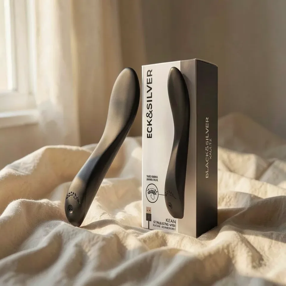 Black&Silver Kean vibratore touch silicone 10 modi silenzioso