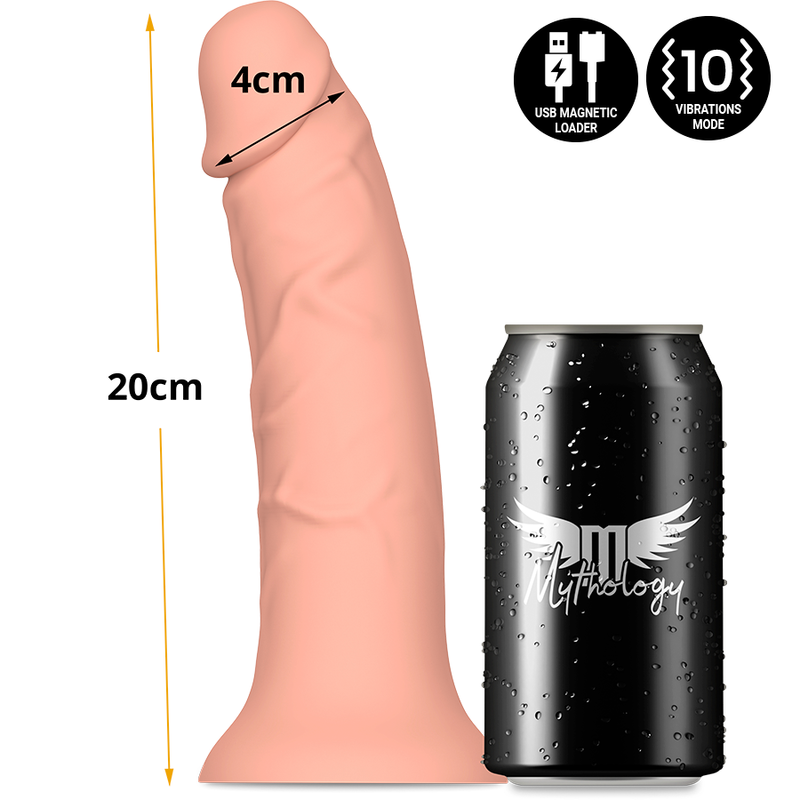 Mythology Asher Original M dildo realistico vibrante 20 cm
