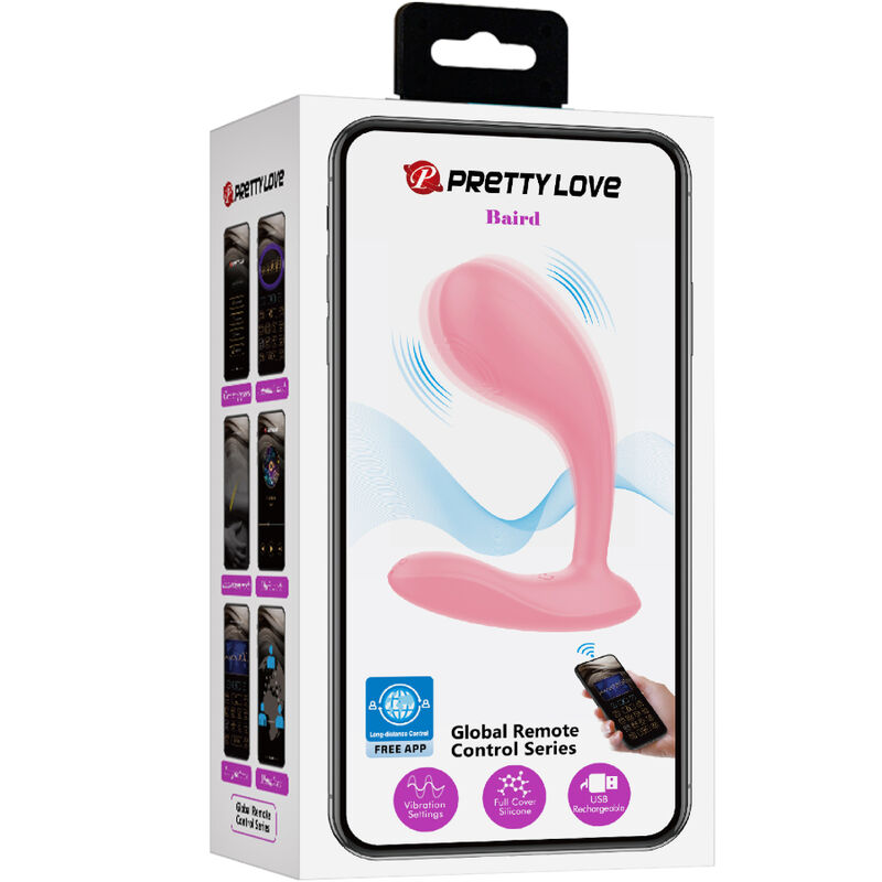 Pretty Love Baird G-Spot Rosa vibratore con app