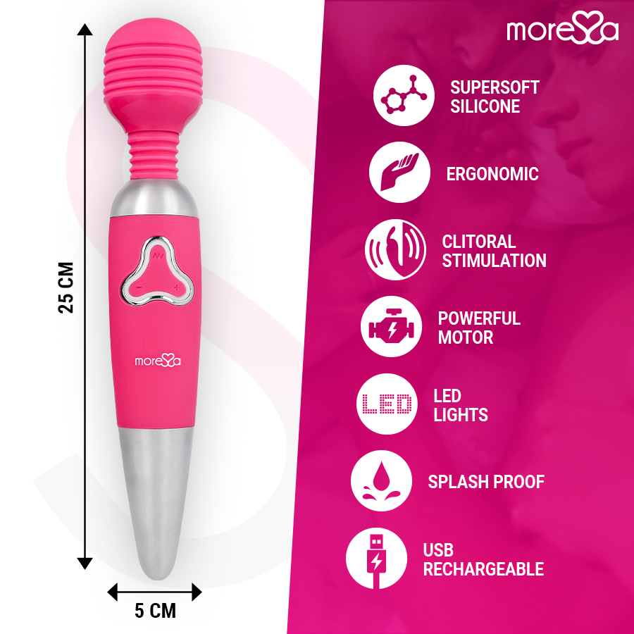 Moressa Odilon massaggiatore bacchetta testa rotante