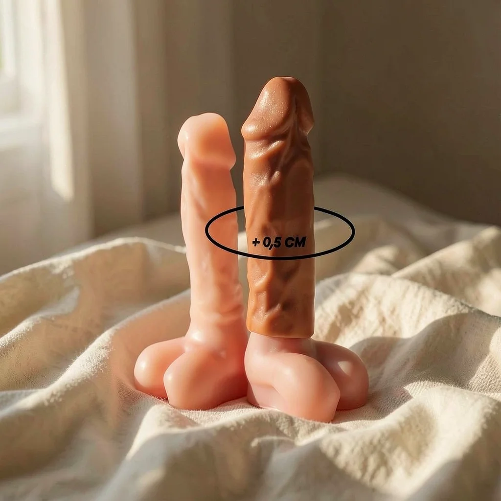 VirilXL V3 estensione silicone marrone 8,5 cm