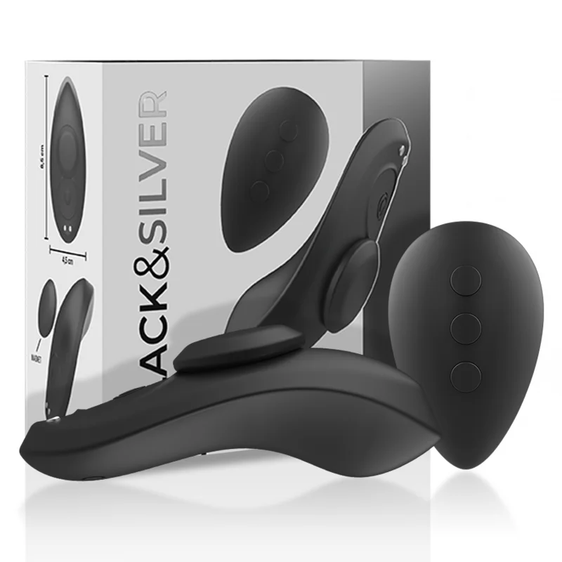 Black&Silver Preston Panty Stimolatore Slip 9 Modalità