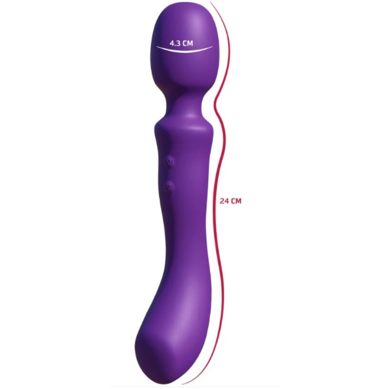 She.E.O Wand Doppia Estremità massaggiatore viola