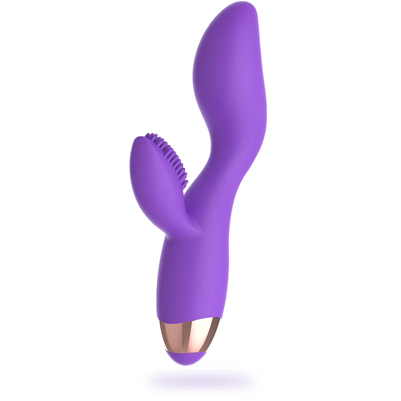 Womanvibe Donna vibratore rabbit 2 motori silicone 10 modi