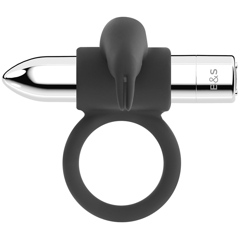 Black&Silver Burton Metallo anello vibrante coppia 10 modalità