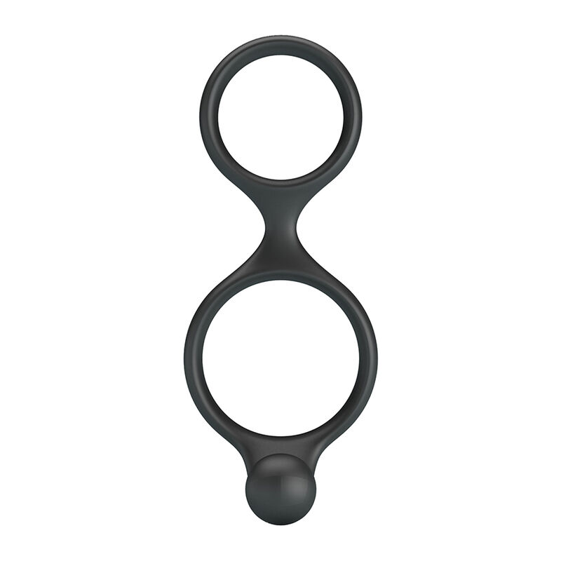 Frutille Florian Crazy Bull anello doppio silicone nero