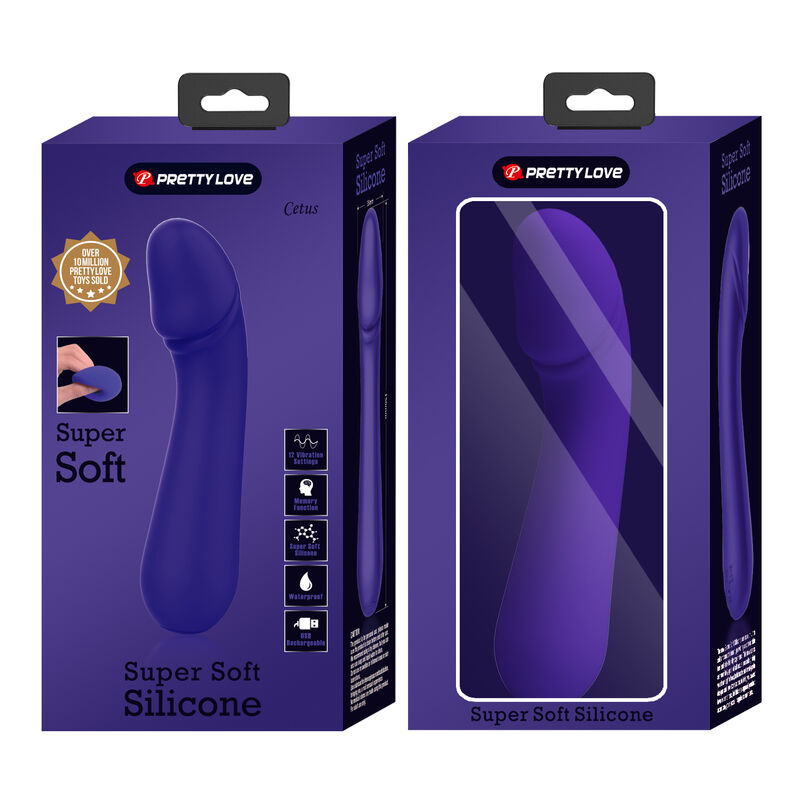 Pretty Love Cetus vibratore punto G viola ricaricabile