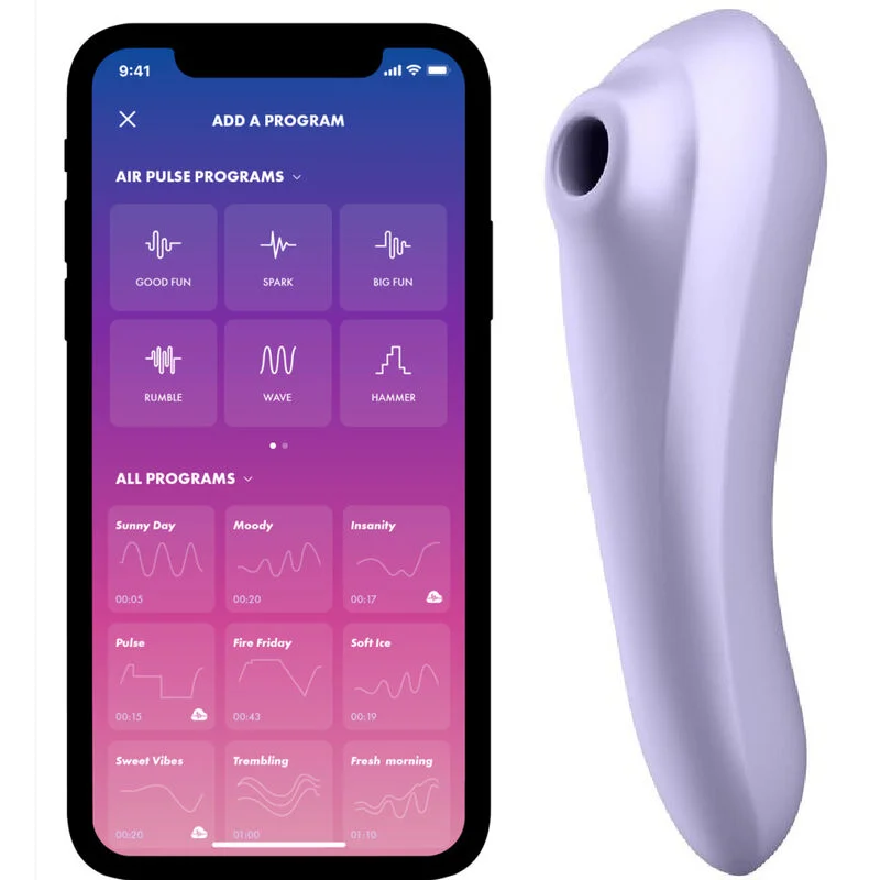 Satisfyer Dual Pleasure Malva stimolatore clitoride air pulse
