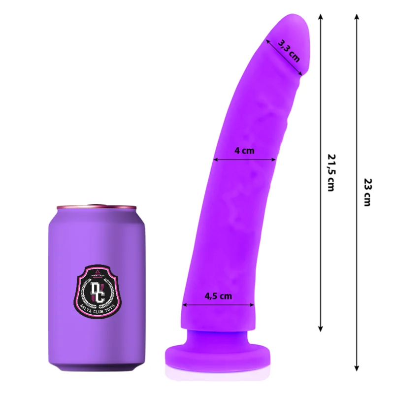 Delta Club Lilla 23 dildo in silicone lilla 23 cm