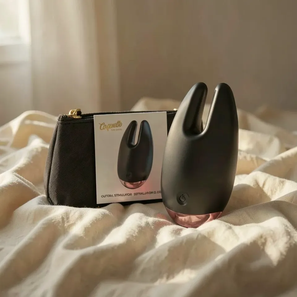Coquette Chic Desire stimolatore clitorideo biforcato silicone 10 modalità