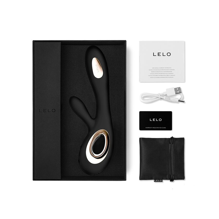LELO Soraya Wave vibratore nero doppia stimolazione