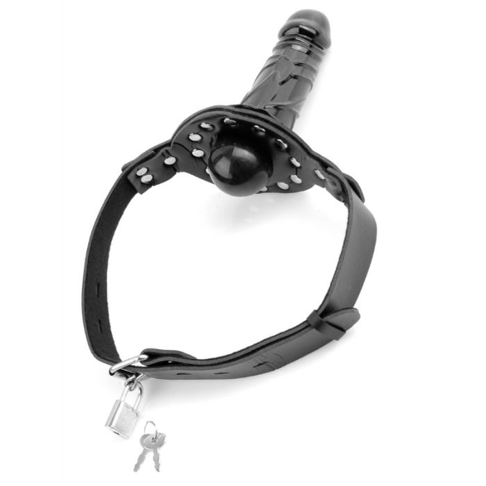 Fetish Fantasy Ball Gag Deluxe bavaglio con dildo 13 cm