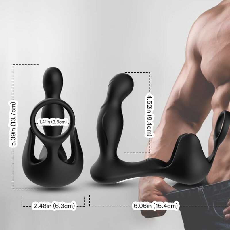 Armony Surround Ring stimolatore prostata nero