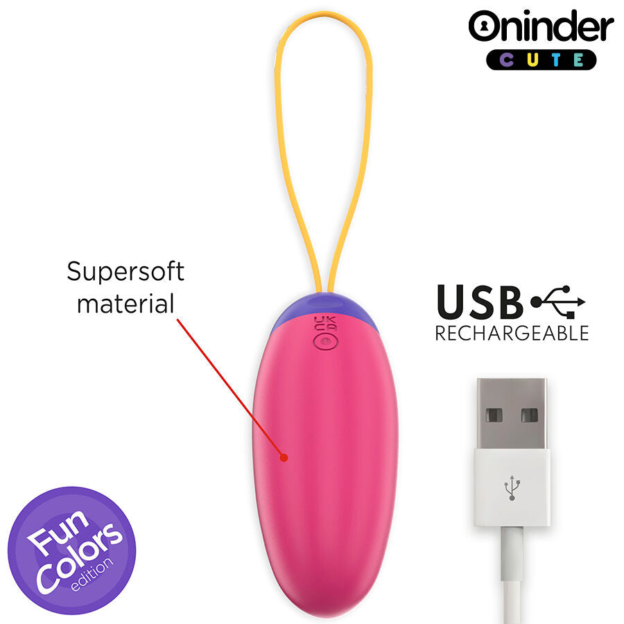 Oninder Cute ovetto vibrante con app silenzioso