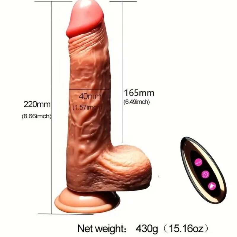 Armony Vibratore Realistico 22 cm telecomando 12 modi