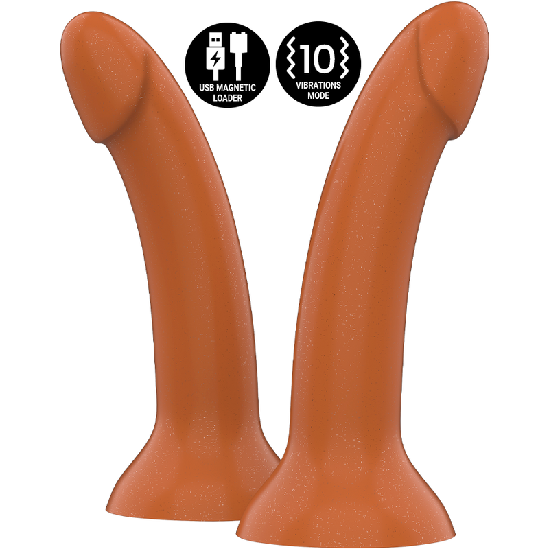 Mythology Rune Royal M dildo vibrante dorato imbracatura