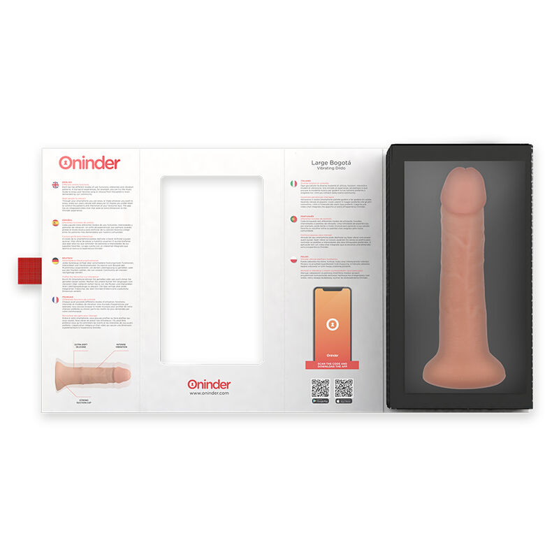 Oninder Bogotá Grande dildo vibrante app 22 cm